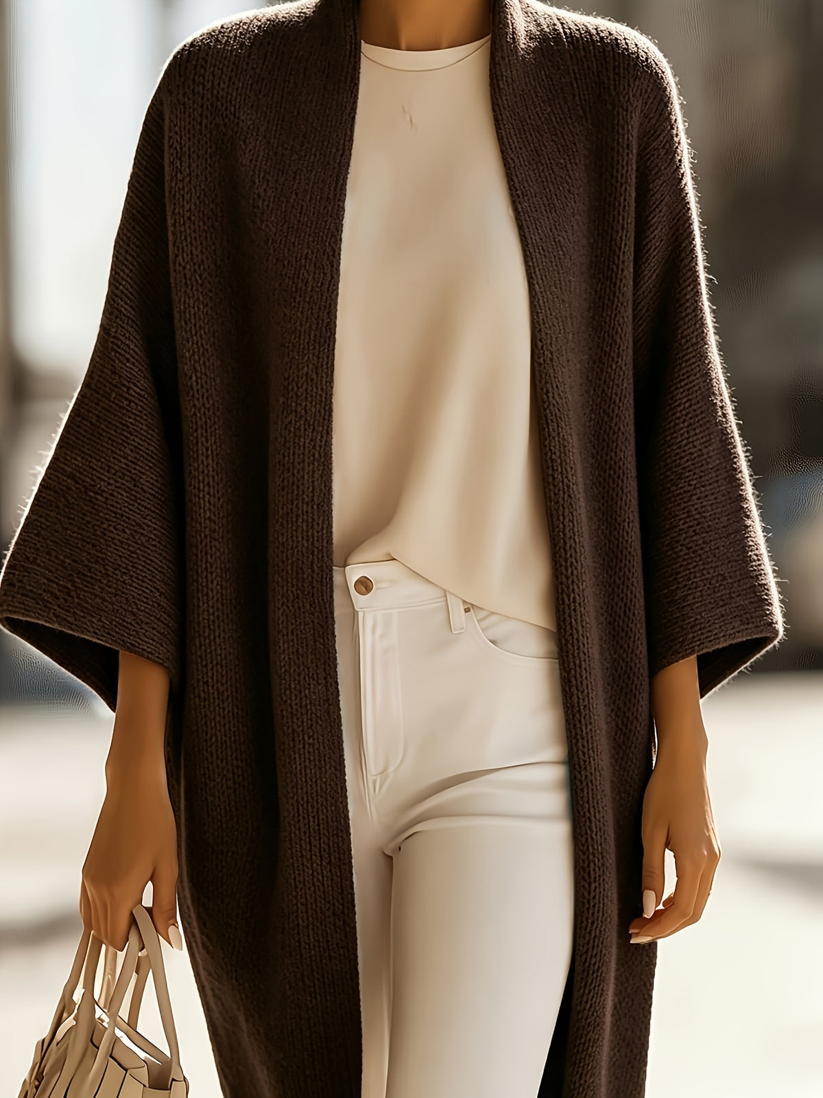 Madison™ | Open-Front Knit Cardigan