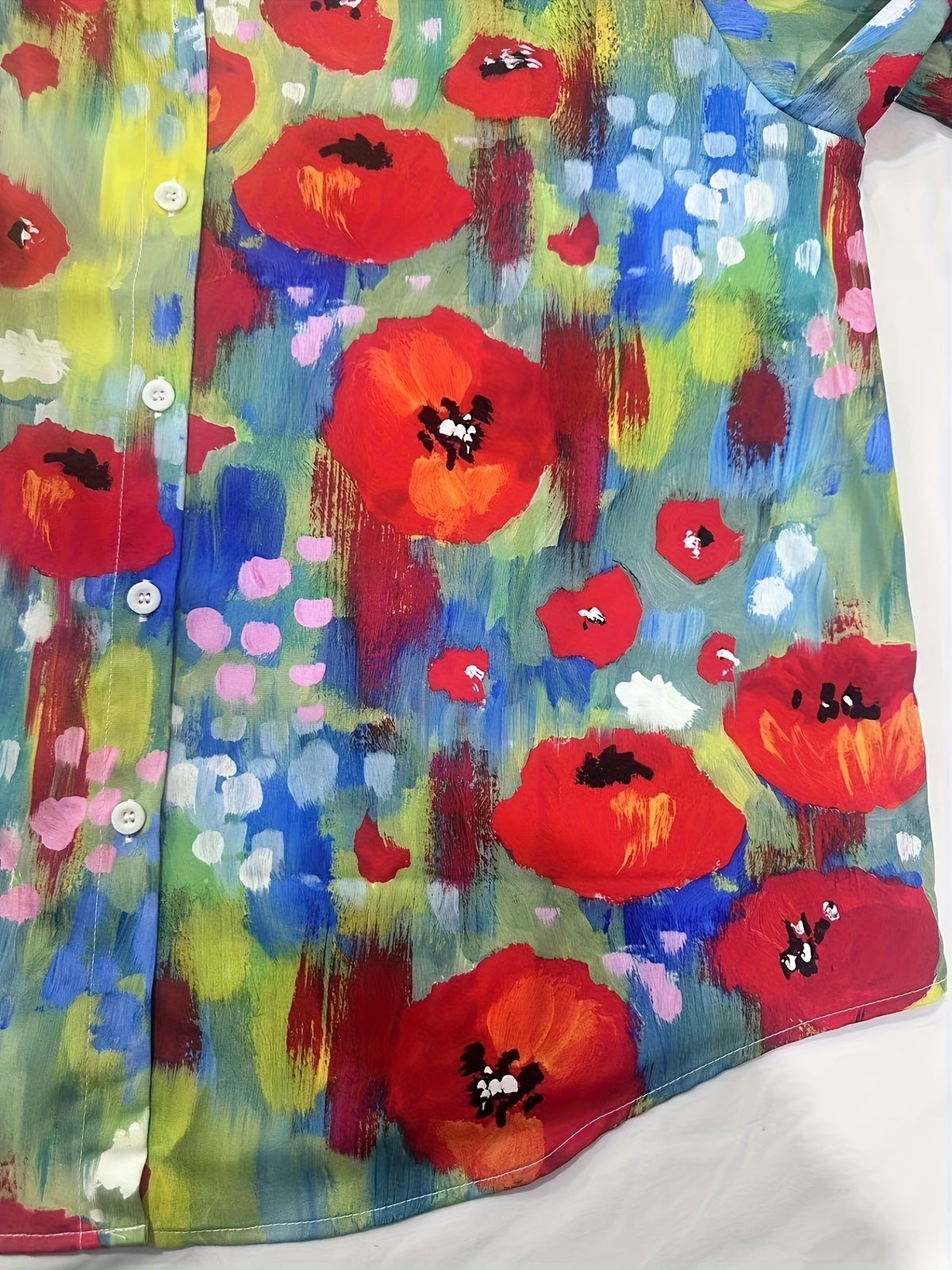 Elara™ | Artistic Print Blouse