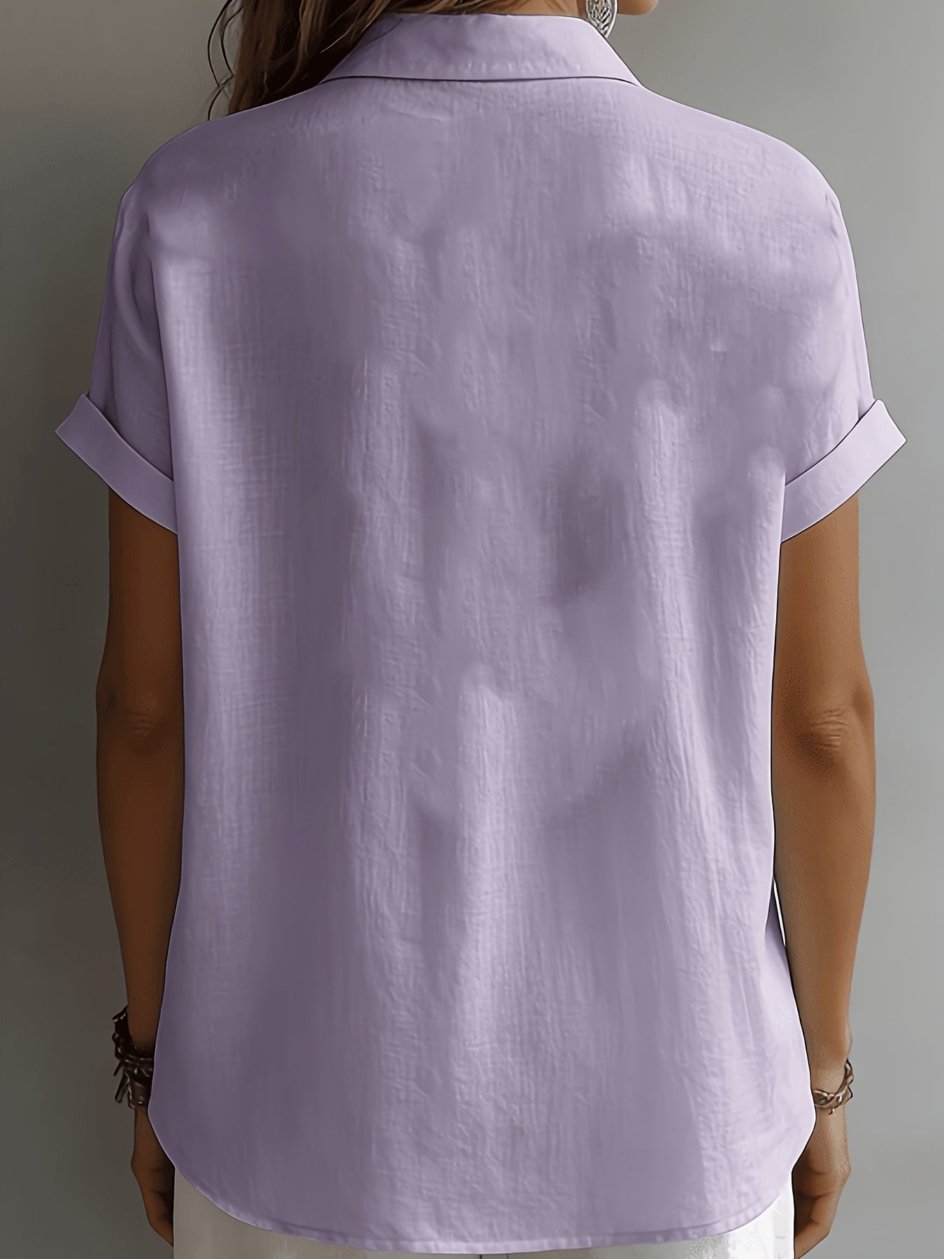 Amelia™ | Linen Button Blouse for Effortless Everyday Elegance