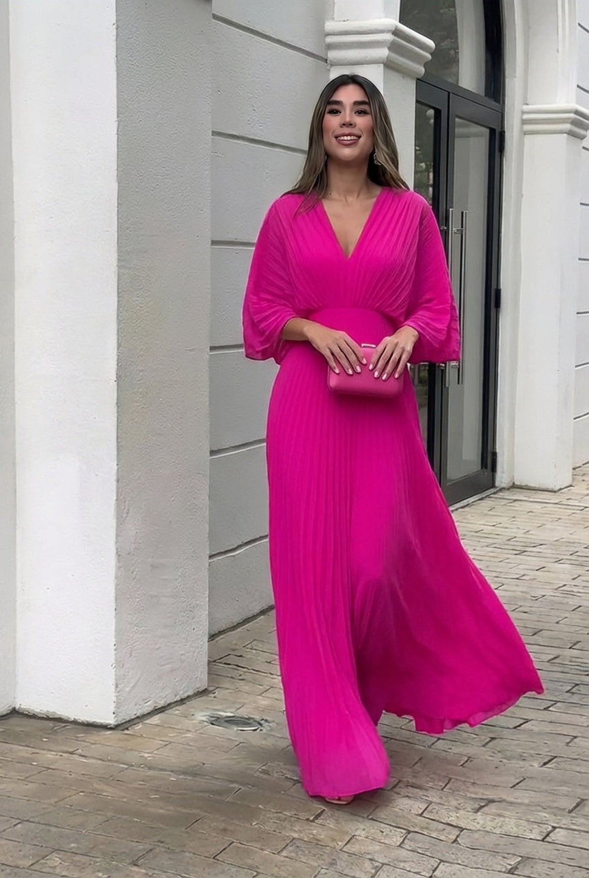 Kasandra | Pleated Flow Maxi Dress