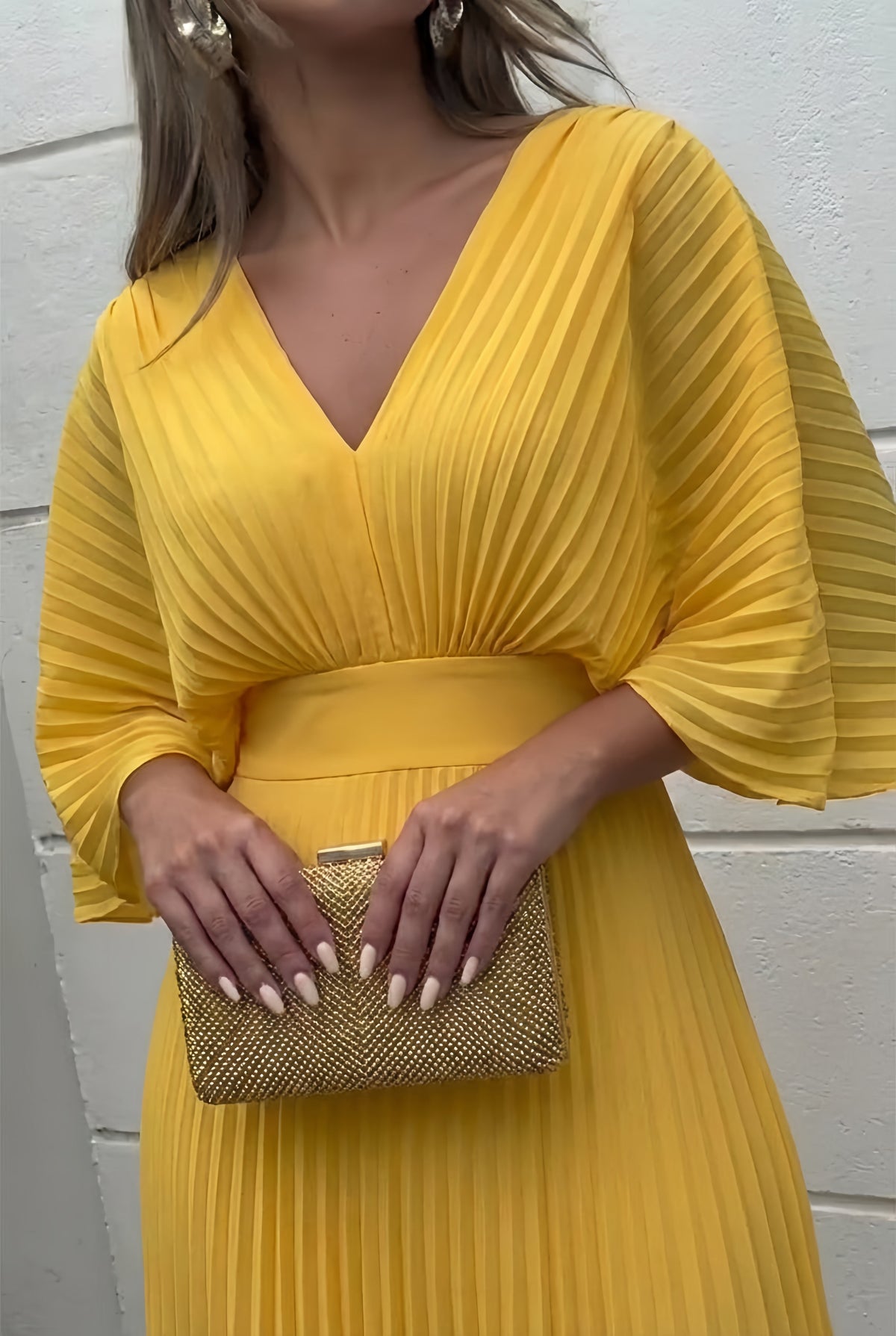 Kasandra | Pleated Flow Maxi Dress