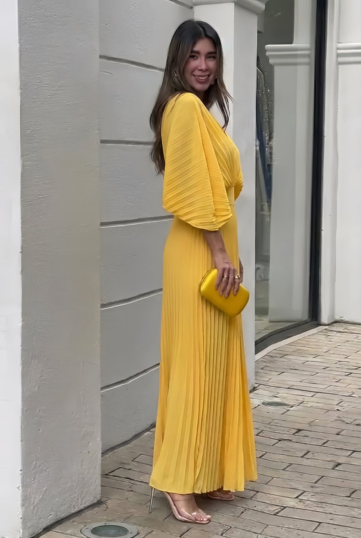 Kasandra | Pleated Flow Maxi Dress