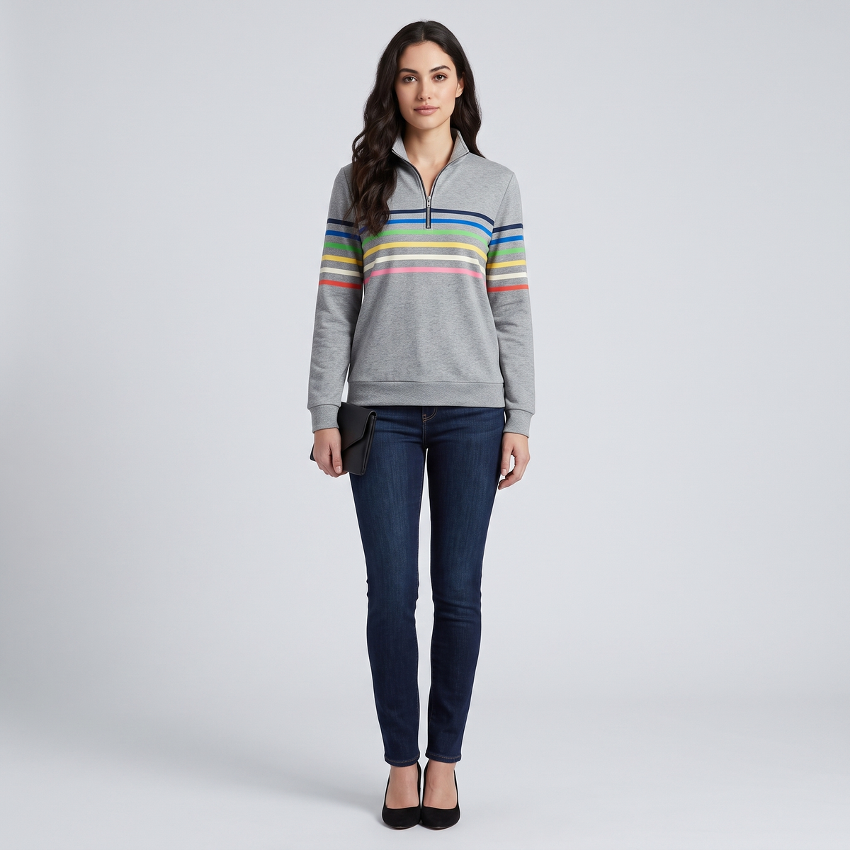 Mabel™ — Multicolor Stripe Pullover