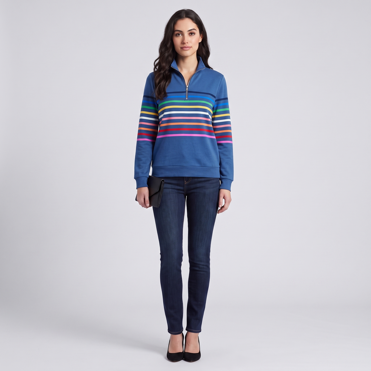 Mabel™ — Multicolor Stripe Pullover