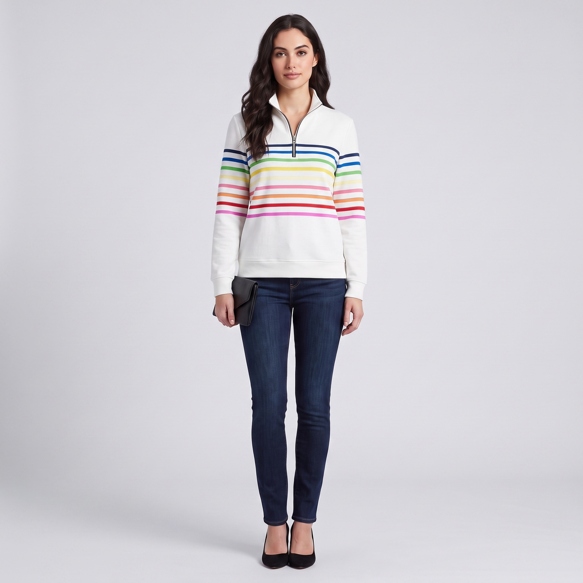 Mabel™ — Multicolor Stripe Pullover