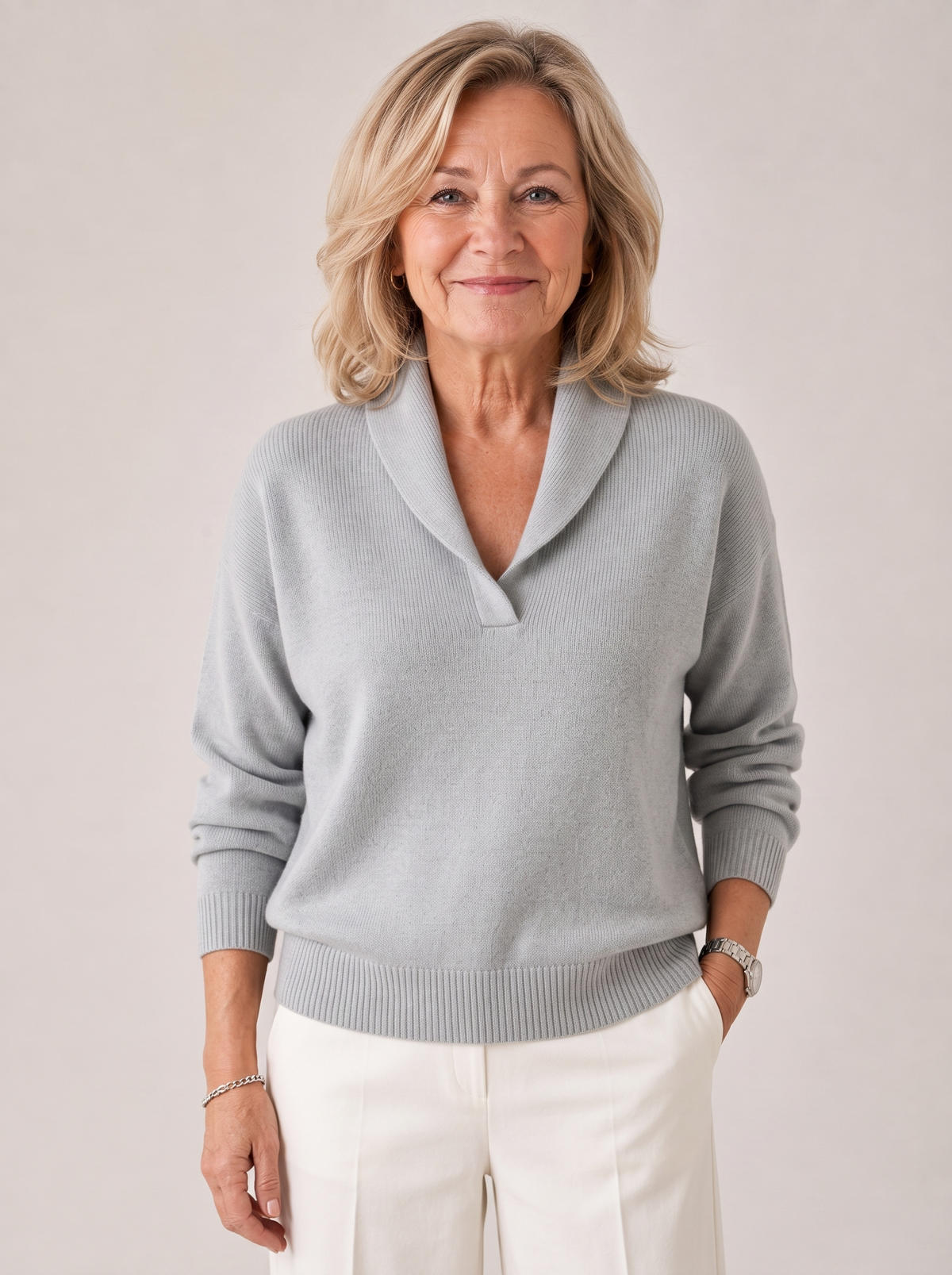 Hazel™ — Shawl Collar Sweater