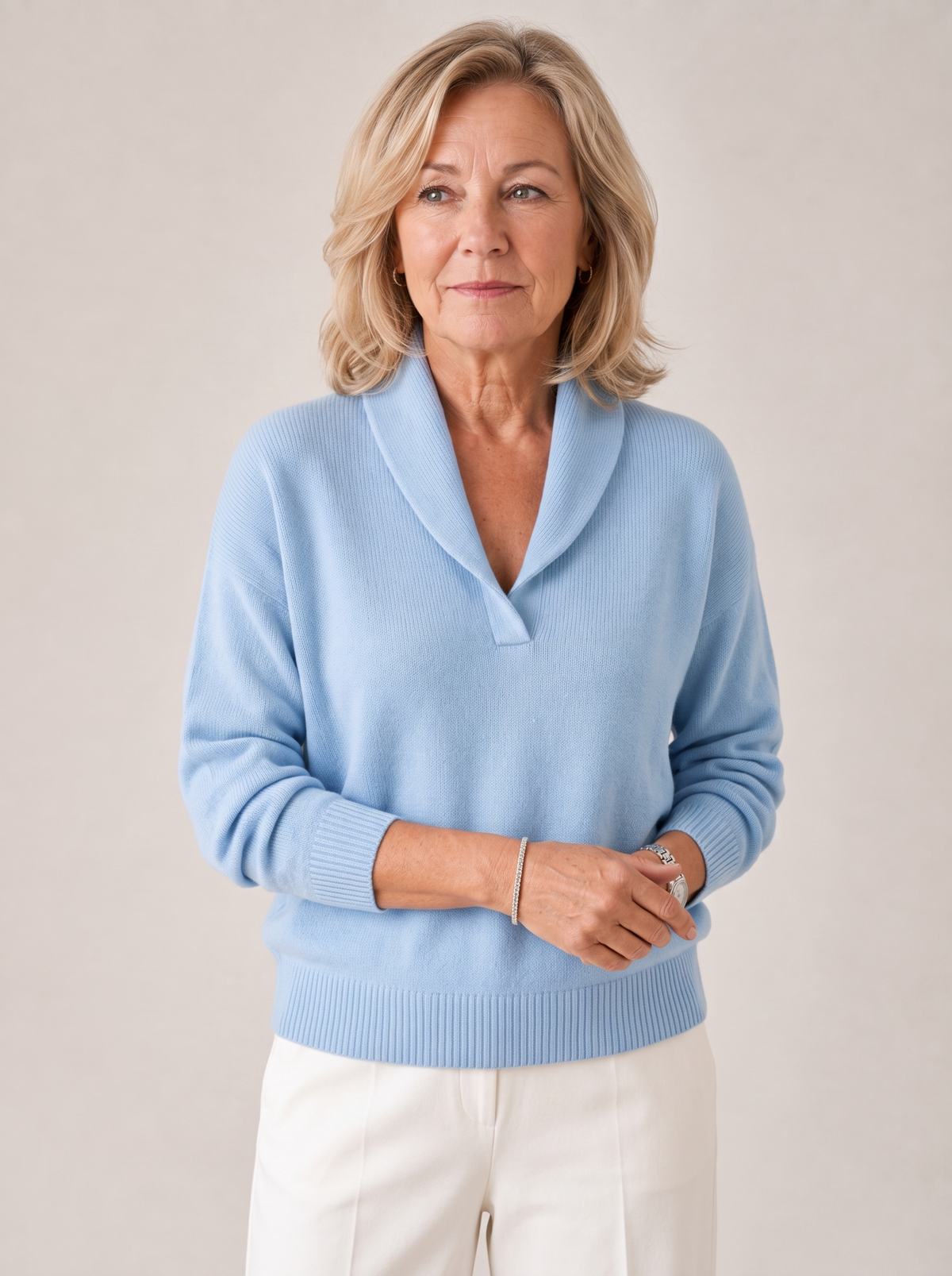 Hazel™ — Shawl Collar Sweater