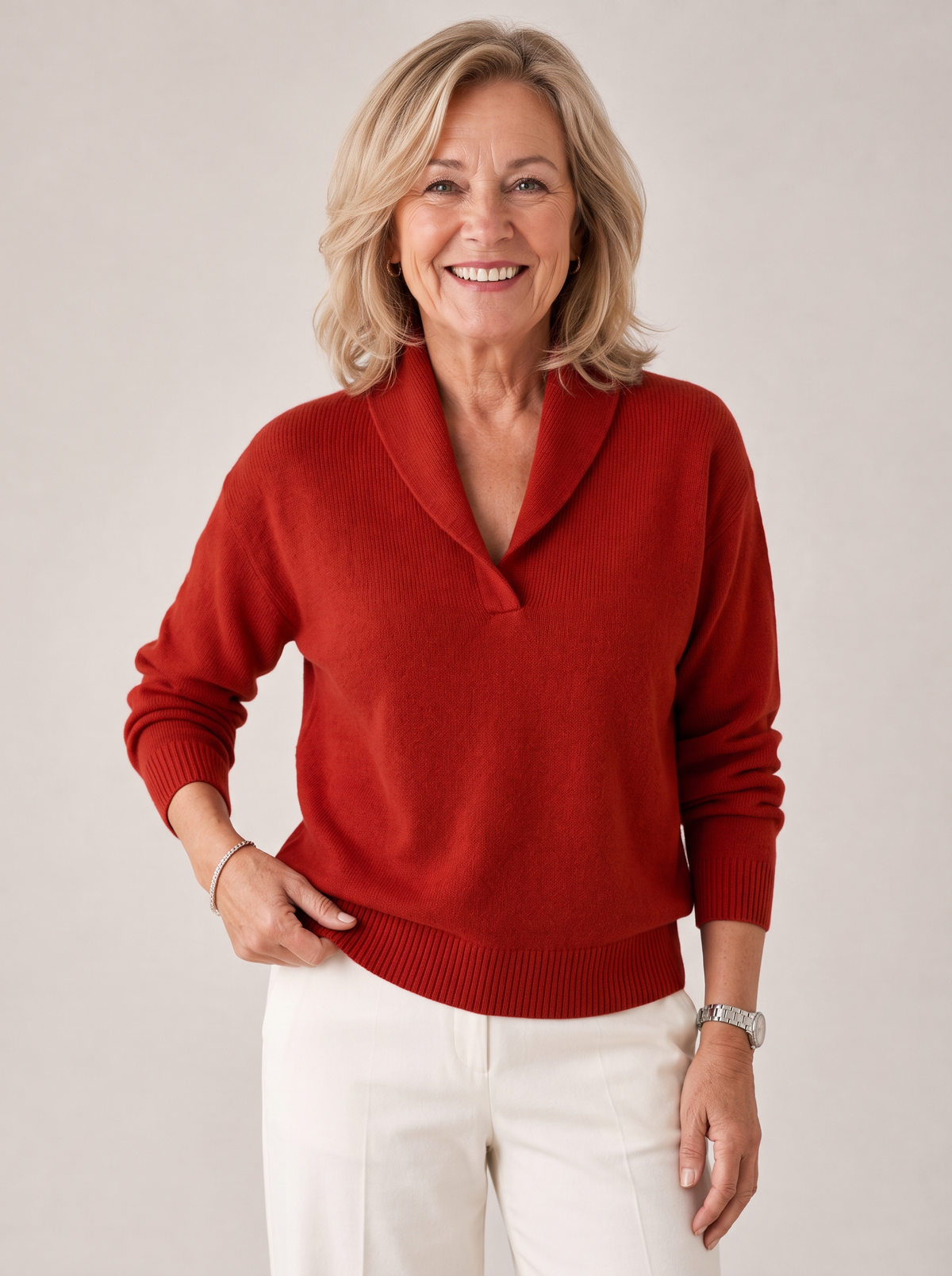 Hazel™ — Shawl Collar Sweater