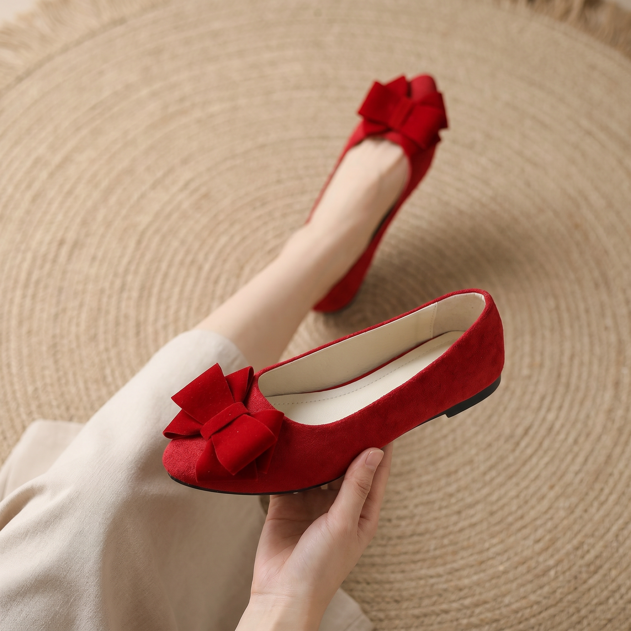 Valeria | Bellezza Bow Comfort Flats