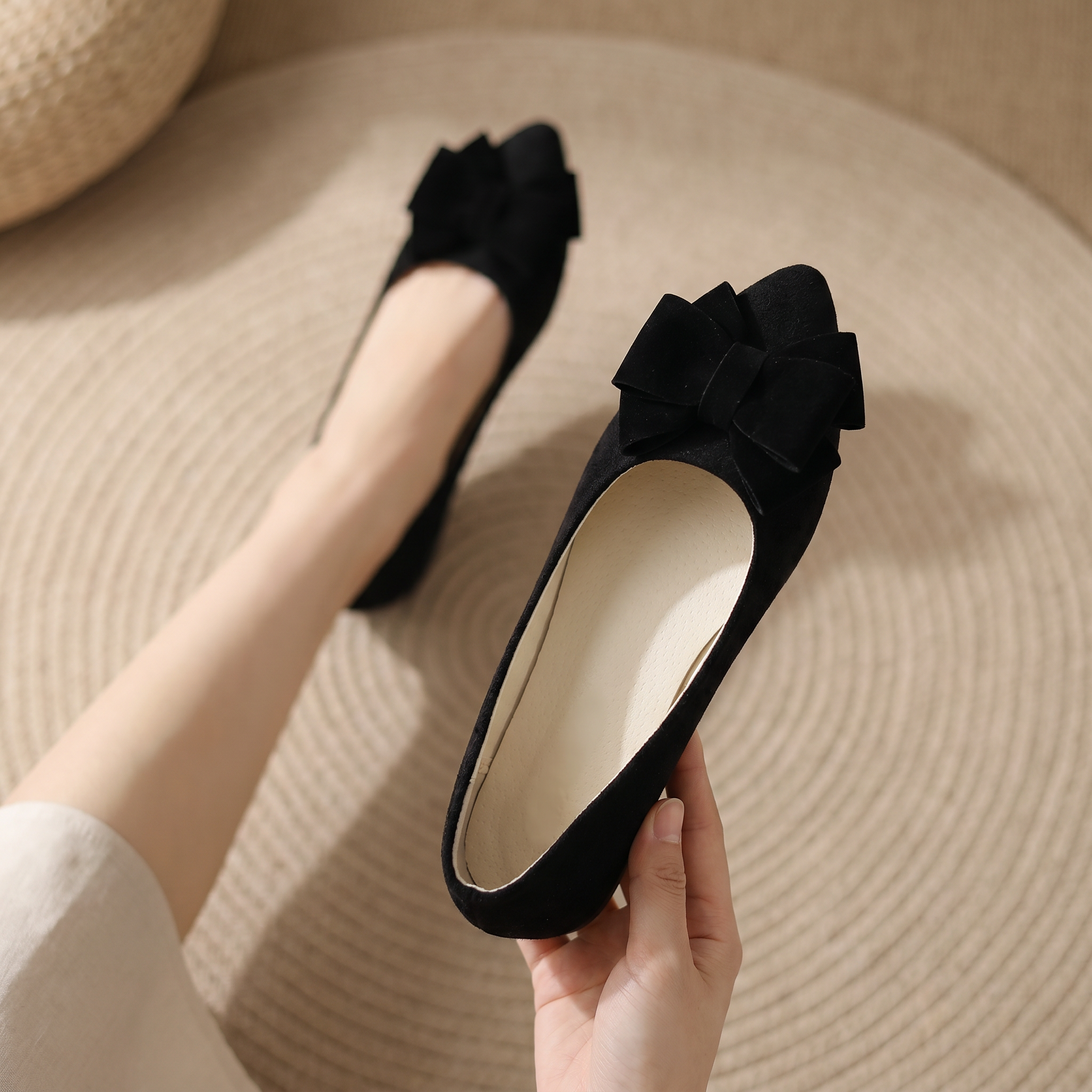 Valeria | Bellezza Bow Comfort Flats